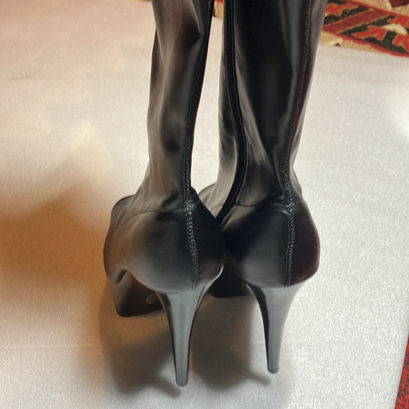 Ellie exotic platform boots. Peep toe open toe. New. - Picture 8 of 9